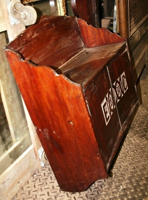 American 1830 Hand Carved Bread Cabinet - 3