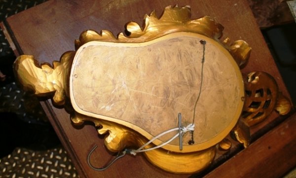 Pair of Guilt Wood Mirrors, Early turn of Century - 6