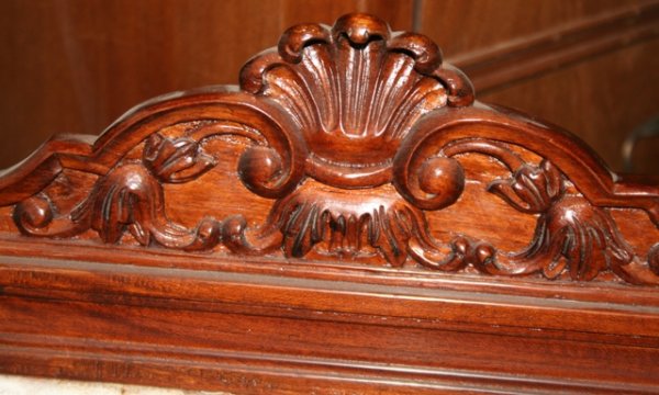 Ten French 19th c. Carved wood chairs - 2