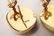 14K Yellow Gold & Enamel Modern Earrings, Pair - 4