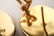 14K Yellow Gold & Enamel Modern Earrings, Pair - 5