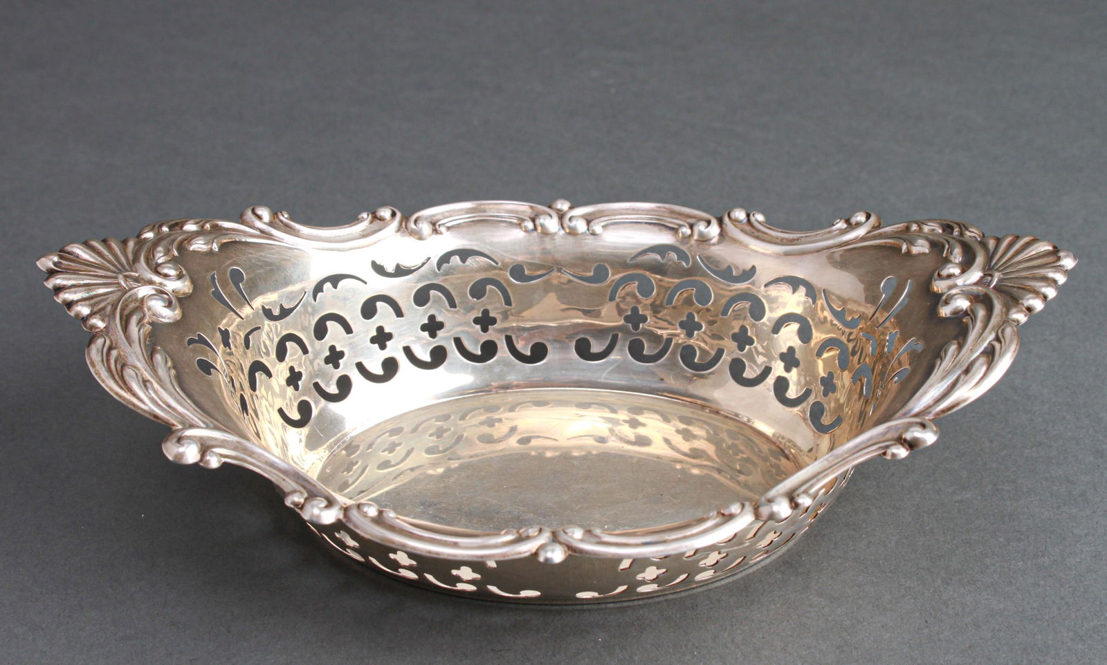 Gorham Sterling Silver Pierced Oval Dish (1 of 4)