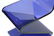 Modern Blue Lucite Cantilever "Z" Chairs, Pair - 5