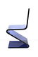 Modern Blue Lucite Cantilever "Z" Chairs, Pair - 7