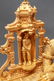 J. Hall Paris French Gilt Bronze Figurative Clock - 8