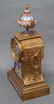 French Champleve Enamel Gilt Bronze Mantel Clock - 5
