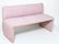 Dunbar Modern Pink Upholstered Bench - 3