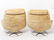 Mid-Century Modern Swivel Lounge Chairs, Pair - 4
