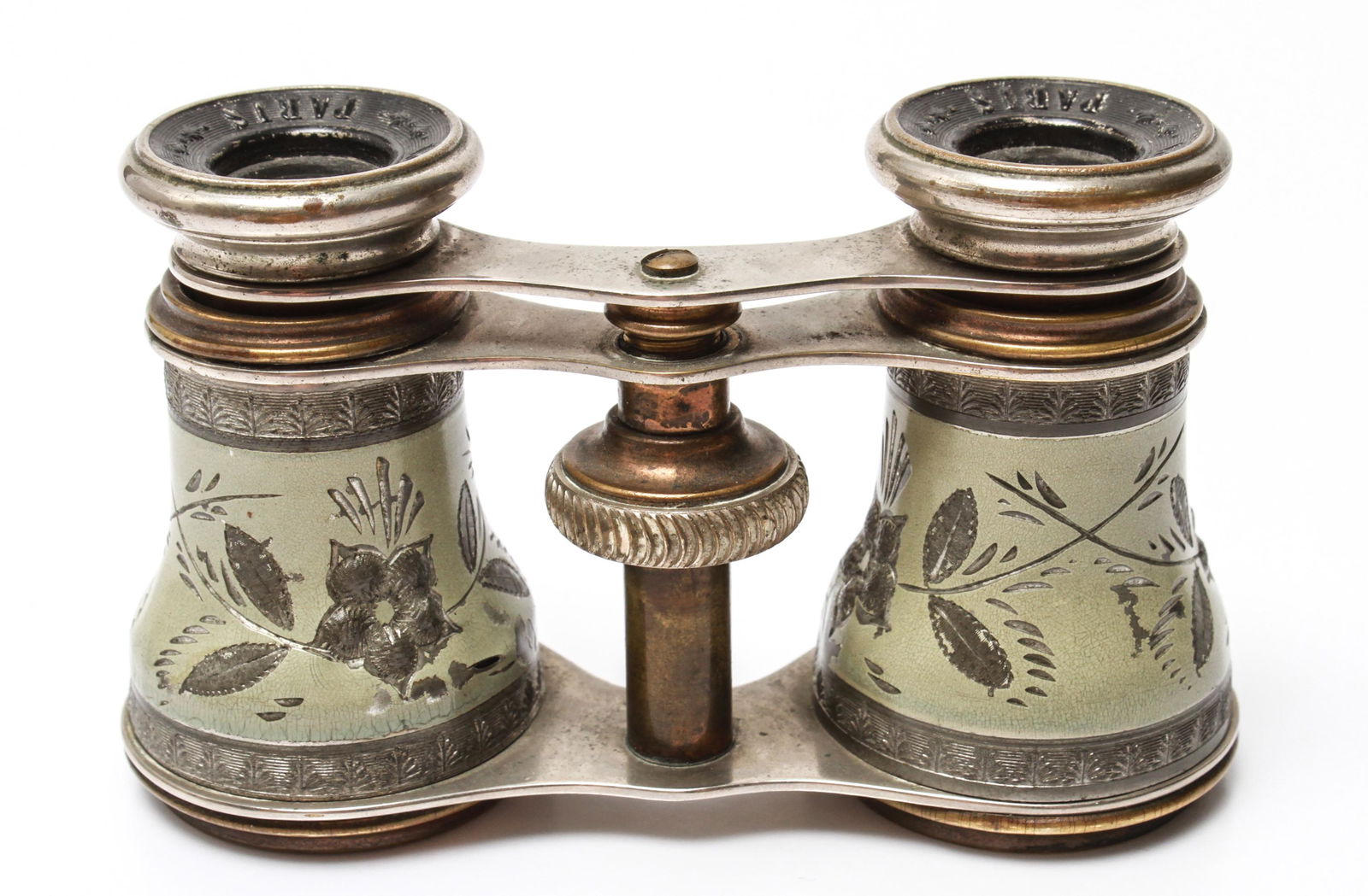French Lamier Opera Binoculars w Floral Motif (1 of 5)