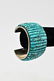 Carlos Eagle Navajo Silver & Turquoise Cuff - 3