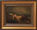 CF Monogrammed Running Dog Oil on Canvas