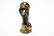 Bronze Hand w Torch Wall Sconce - 2