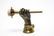 Bronze Hand w Torch Wall Sconce - 5