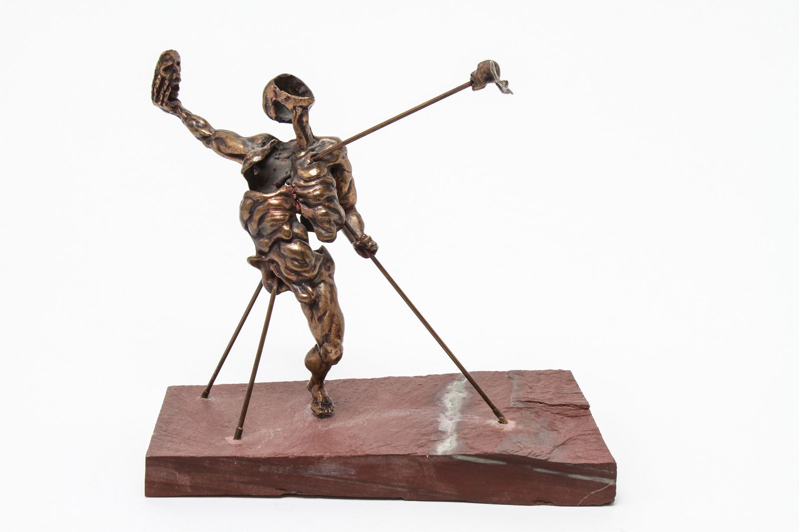Surrealist Cast Bronze Brutalist Sculpture (1 of 7)