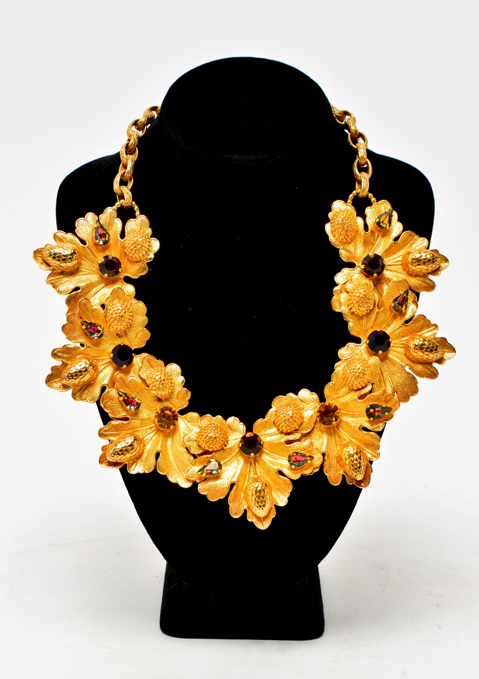 Dominique Aurientis Gold-Tone Foliate Necklace (1 of 7)