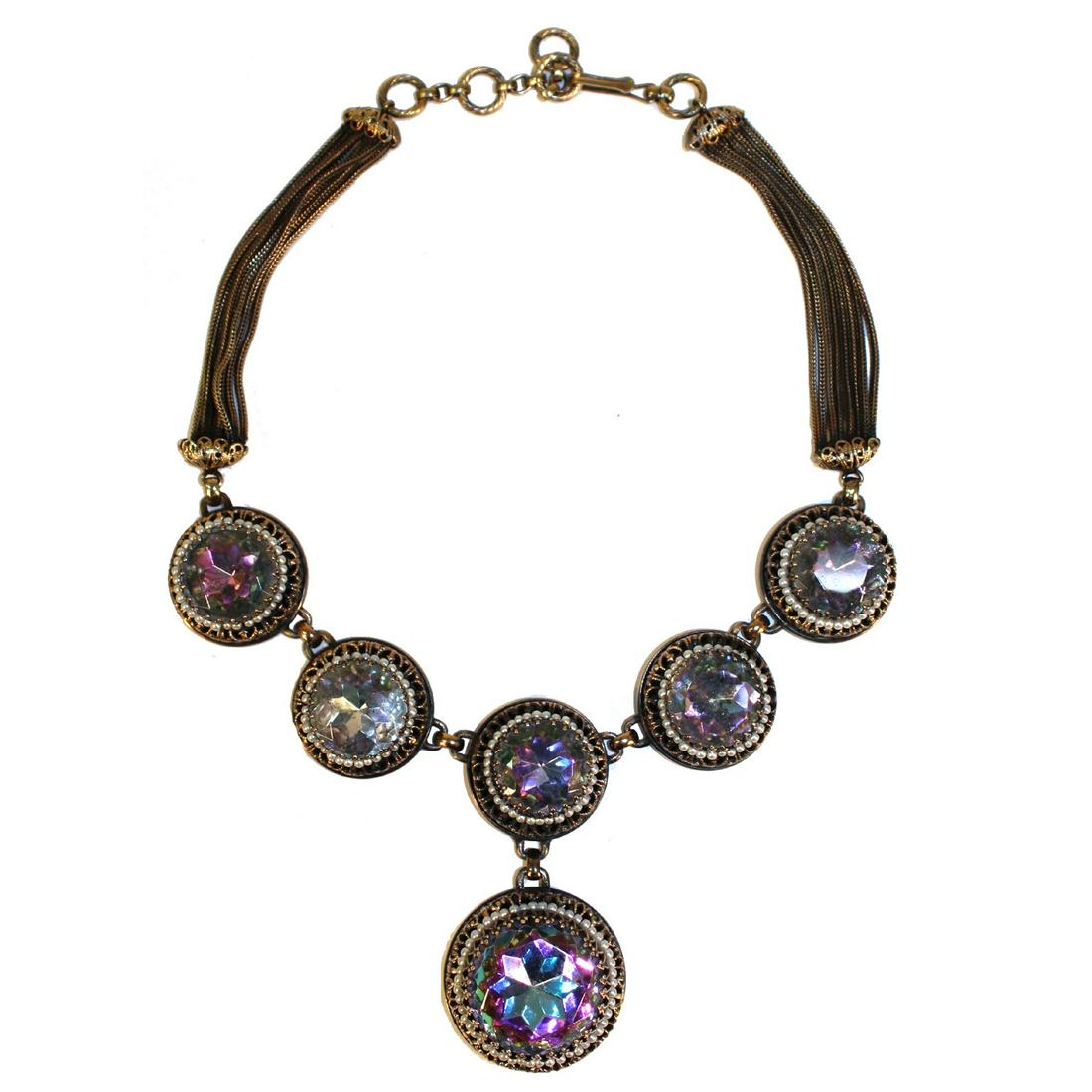 Schiaparelli Necklace with Watermelon Tourmaline (1 of 6)