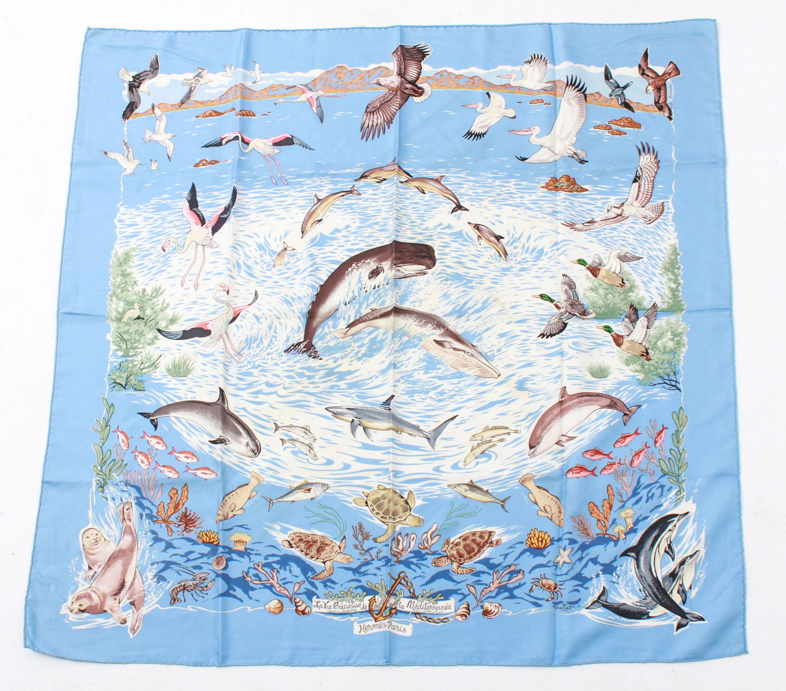 Hermes "La Vie Precieuse" Silk Scarf (1 of 6)