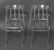 Modern Spindle Colorless Lucite Dining Chairs, 6 - 2
