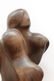 Haworth Abstract Carved Wood Couple Sculpture - 2
