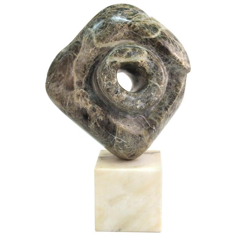 Modern Abstract Biomorphic Carved Stone Sculpture (1 of 10)