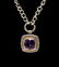 Effy Silver w 18K Gold & Amethyst Pendant Necklace - 2