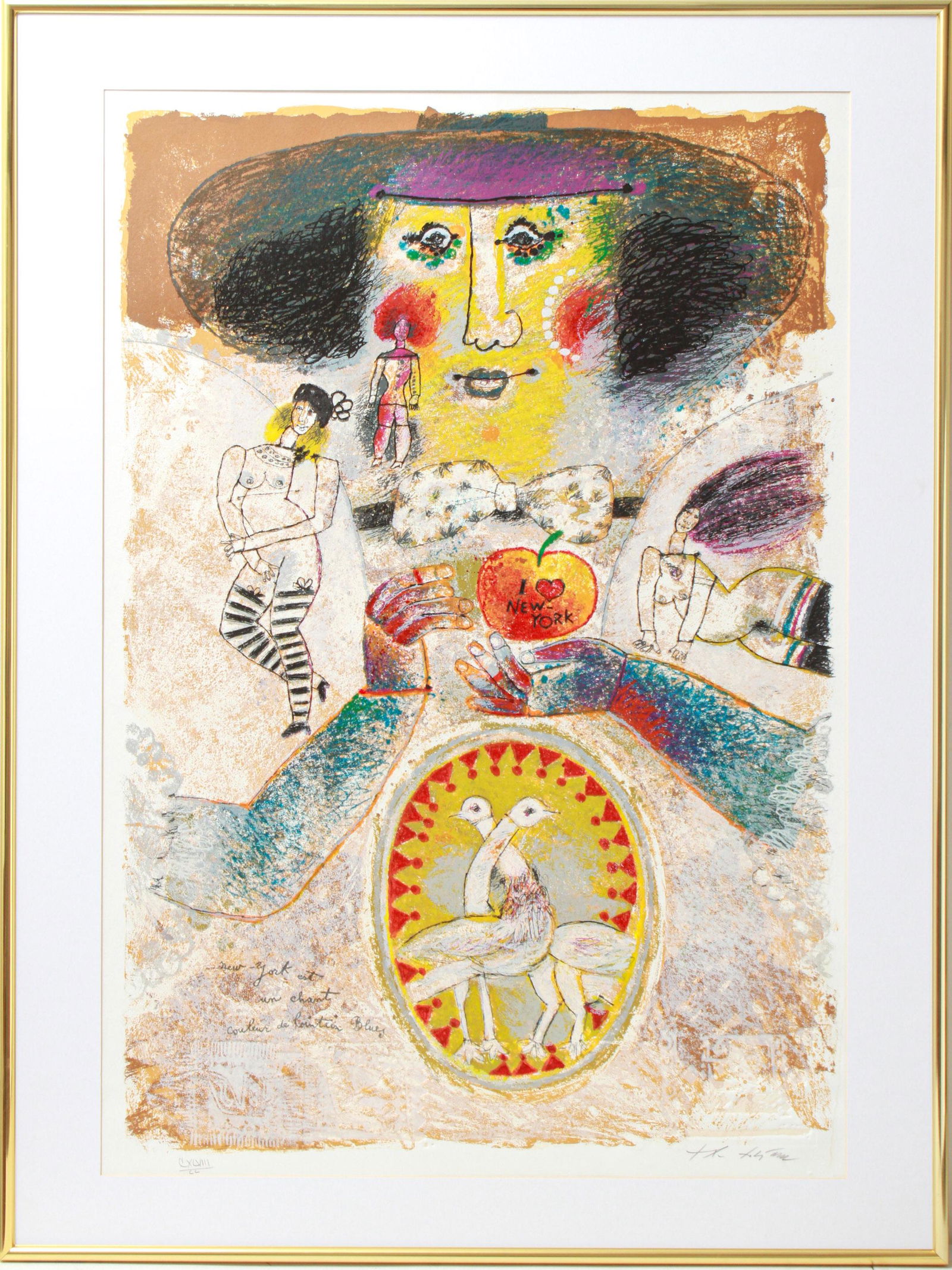 Theo Tobiasse "I Love New York" Lithograph (1 of 10)