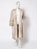 Ladies' Long White & Black Fur Coat w Hood