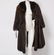 Ladies' Long Brown Fur Coat - 2