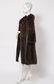 Ladies' Long Brown Fur Coat - 4