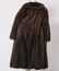 Ladies' Long Brown Fur Coat - 6