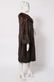 Ladies' Long Brown Fur Coat - 7