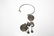 Chinese Metal Bat & Spiral Necklace with Bells - 2