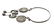 Chinese Metal Bat & Spiral Necklace with Bells - 6
