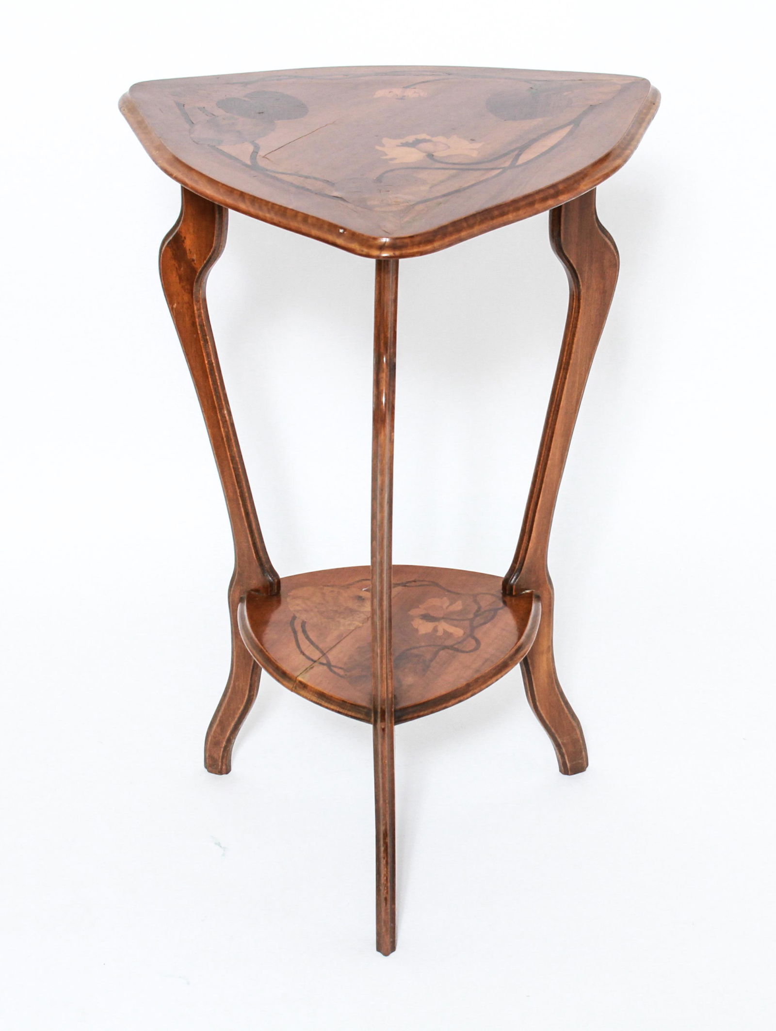 Paul Guth Art Nouveau Marquetry Tripod Table (1 of 6)