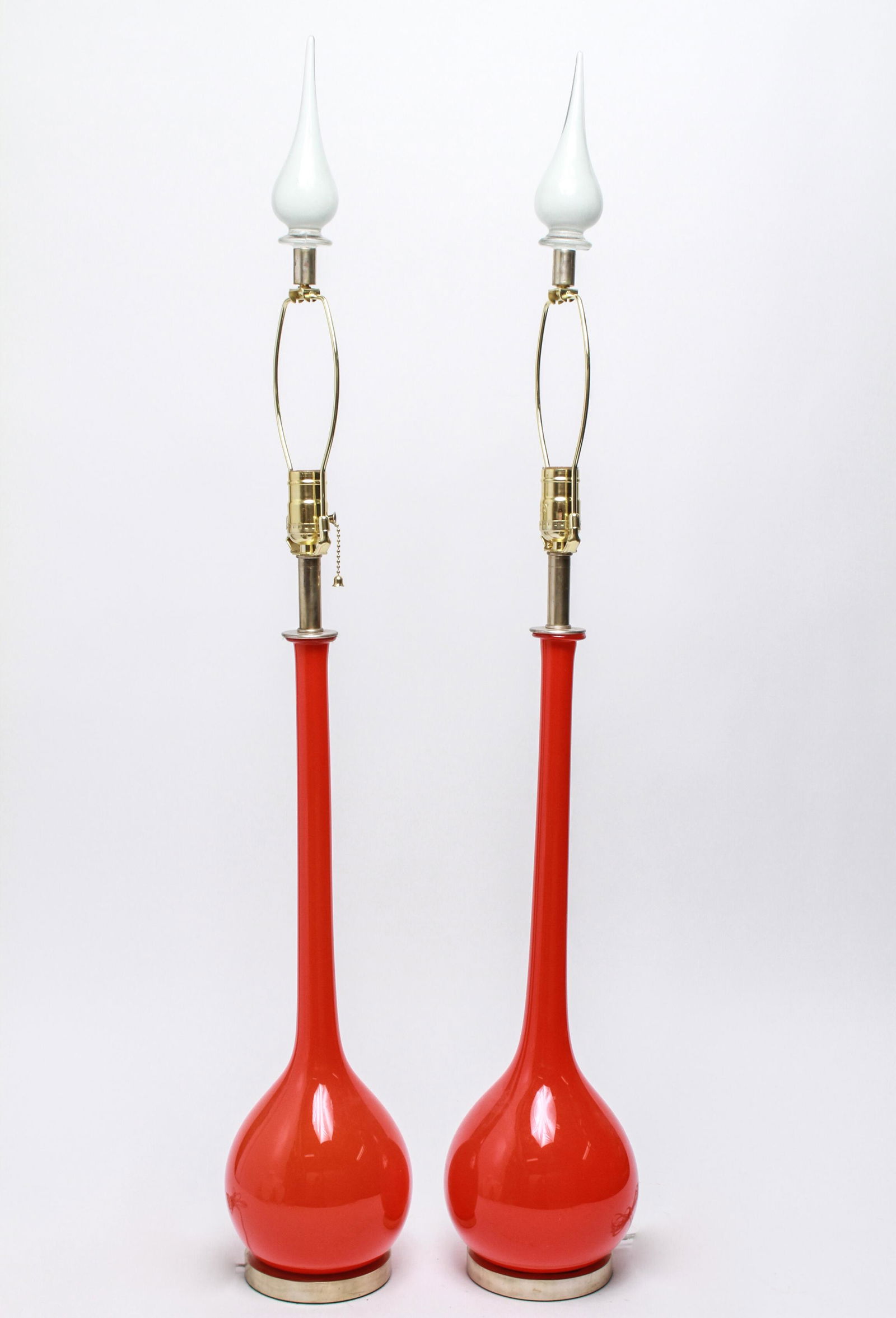 Italian Modern Murano Glass Lamps, Pair (1 of 4)