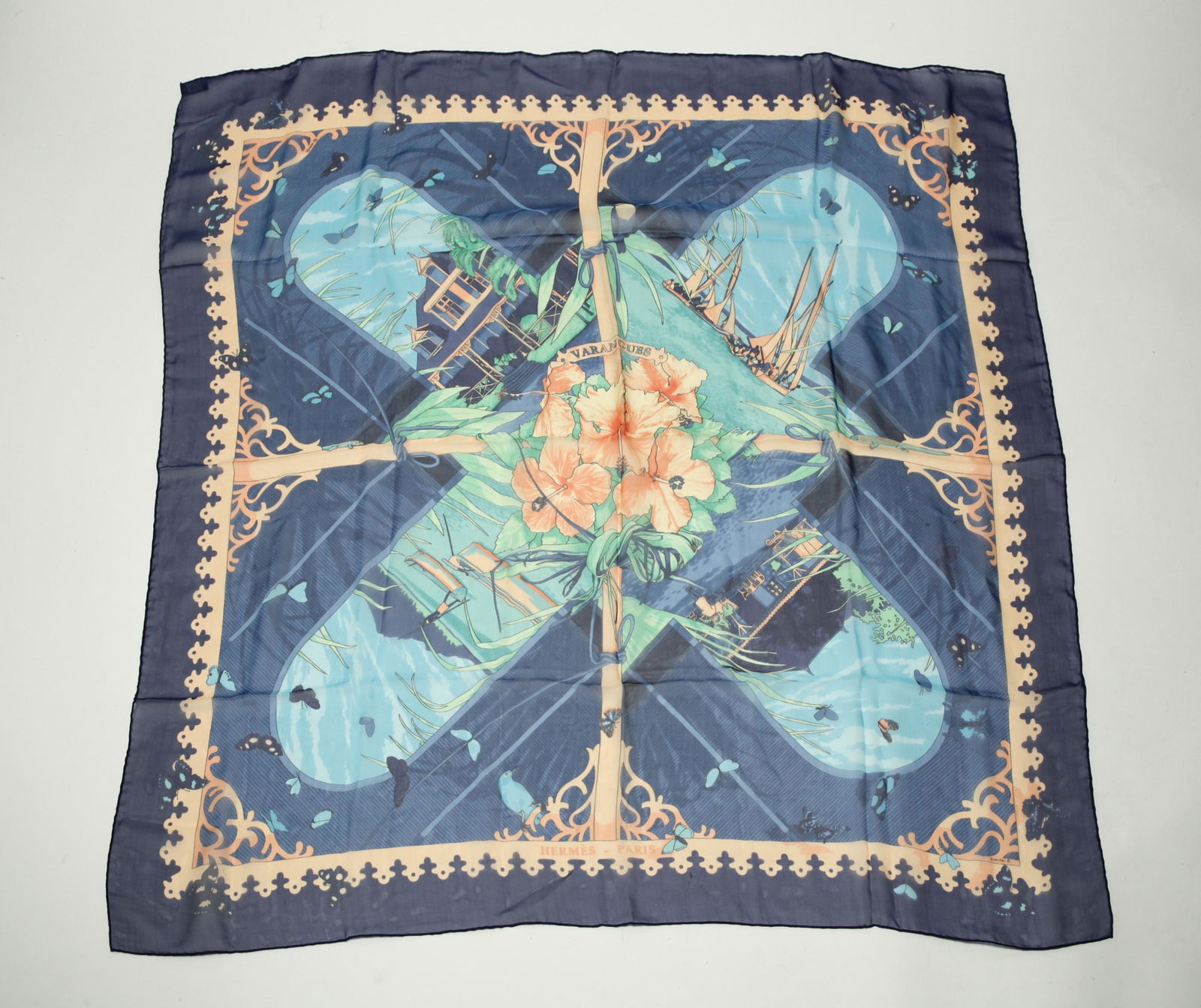 Hermes "Varangues" Silk Scarf (1 of 10)