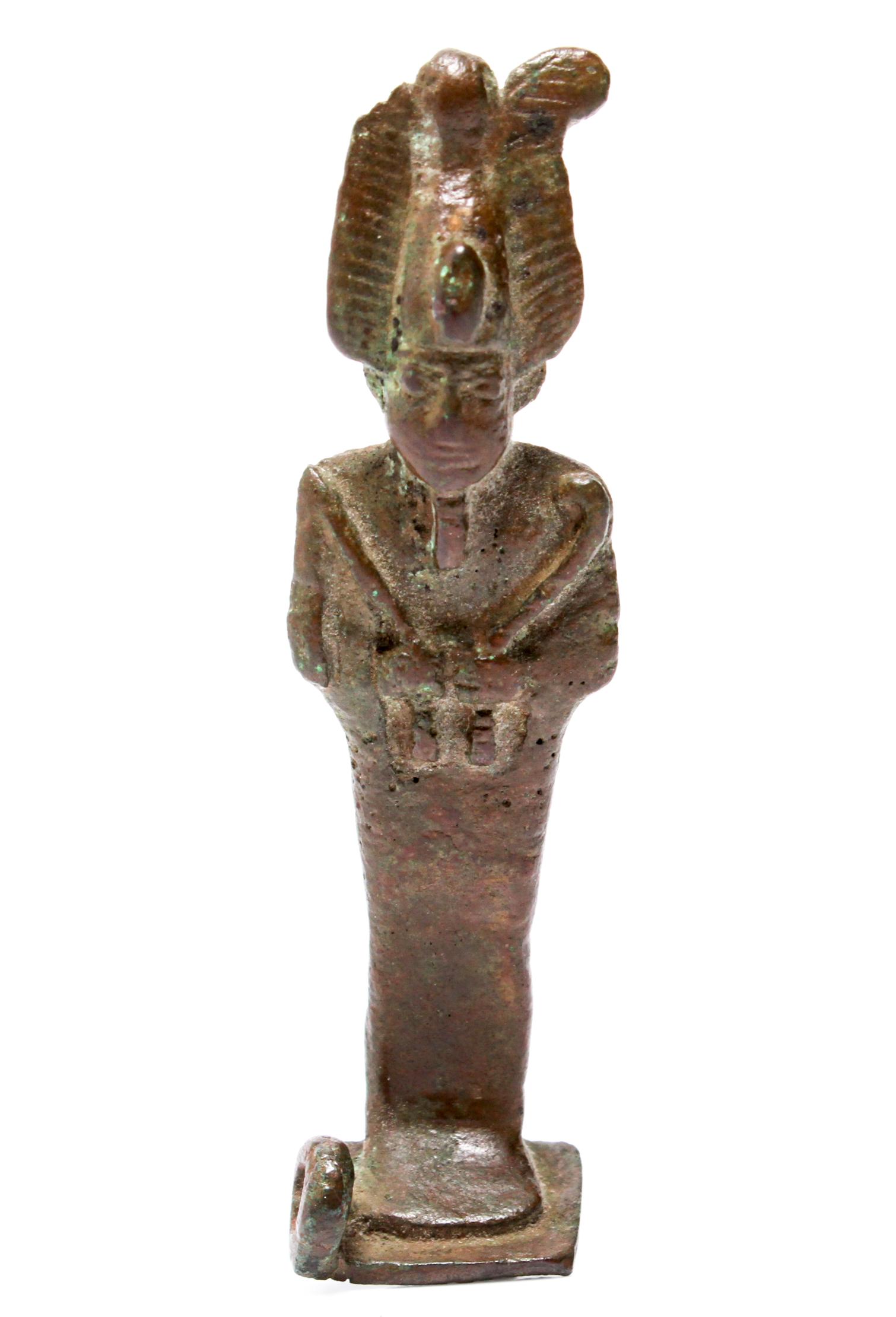 Ancient Egyptian "Osiris" Funerary Figure Bronze (1 of 5)