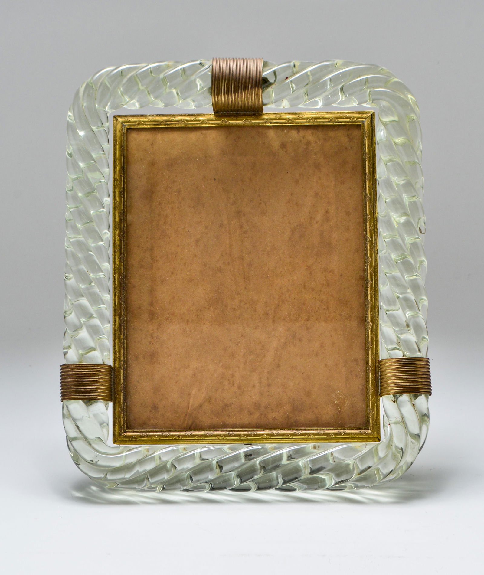 Venini Murano Colorless Art Glass Picture Frame (1 of 4)