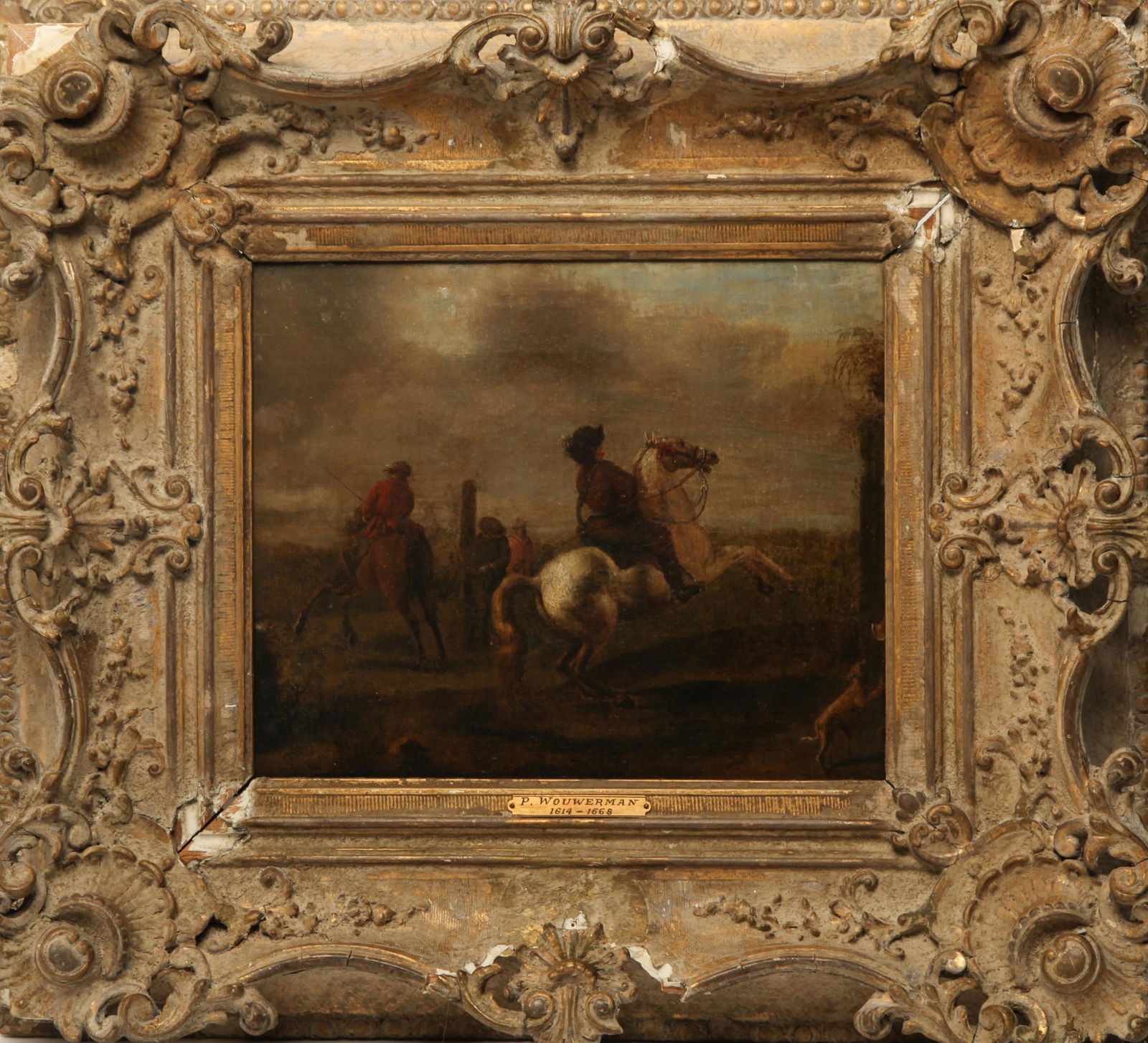 Philips Wouwerman Men on Horseback Oil on Canvas (1 of 7)