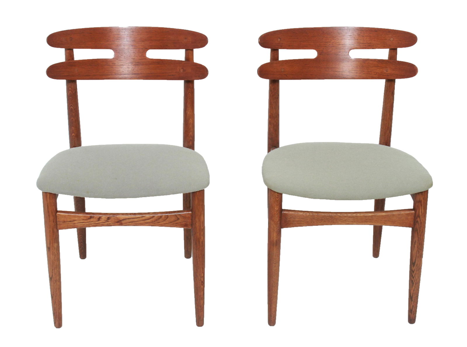 Henry Walter Klein Danish Modern Side Chairs, Pair (1 of 7)