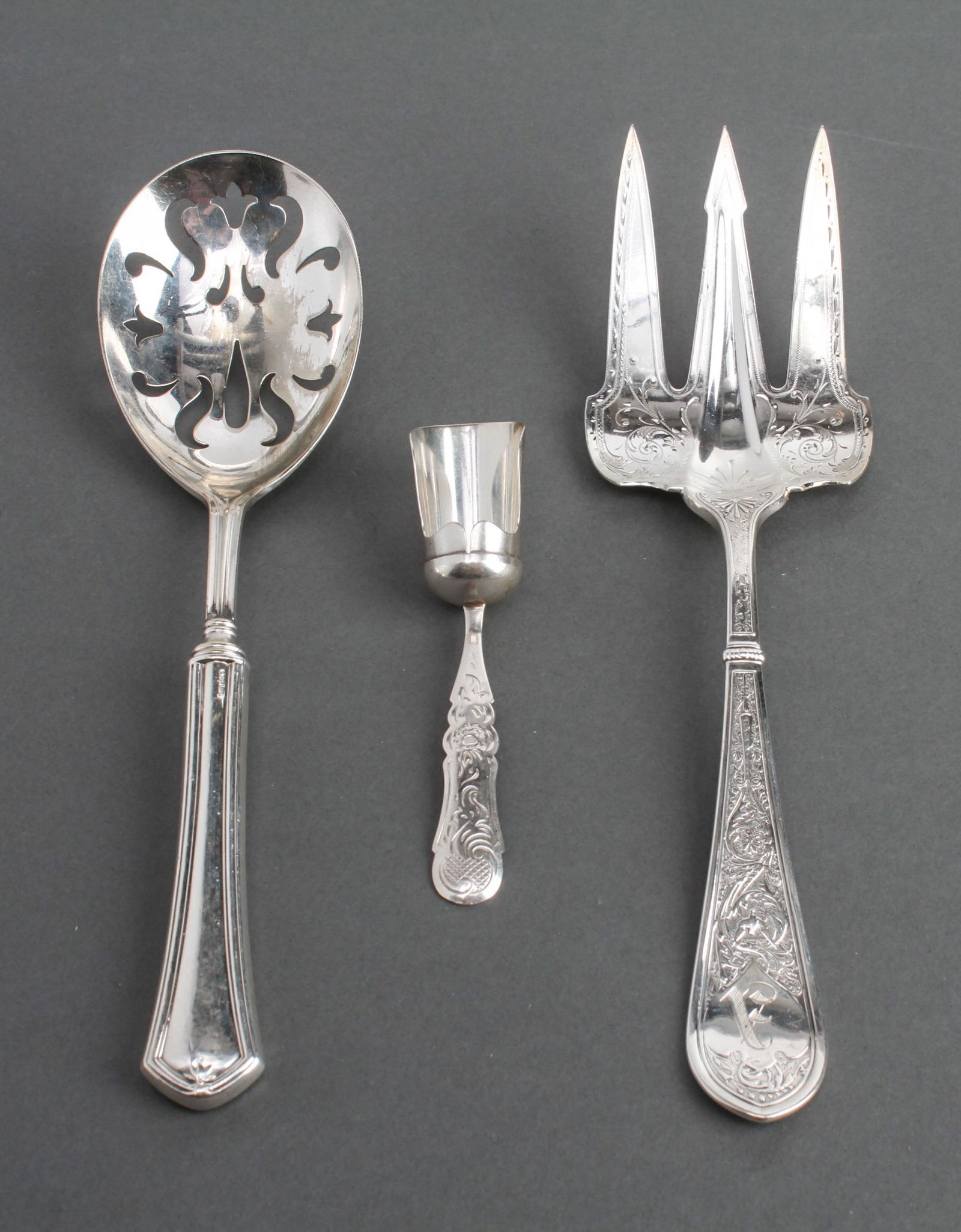 Gorham Sterling Fork and other pieces, 3 (1 of 4)