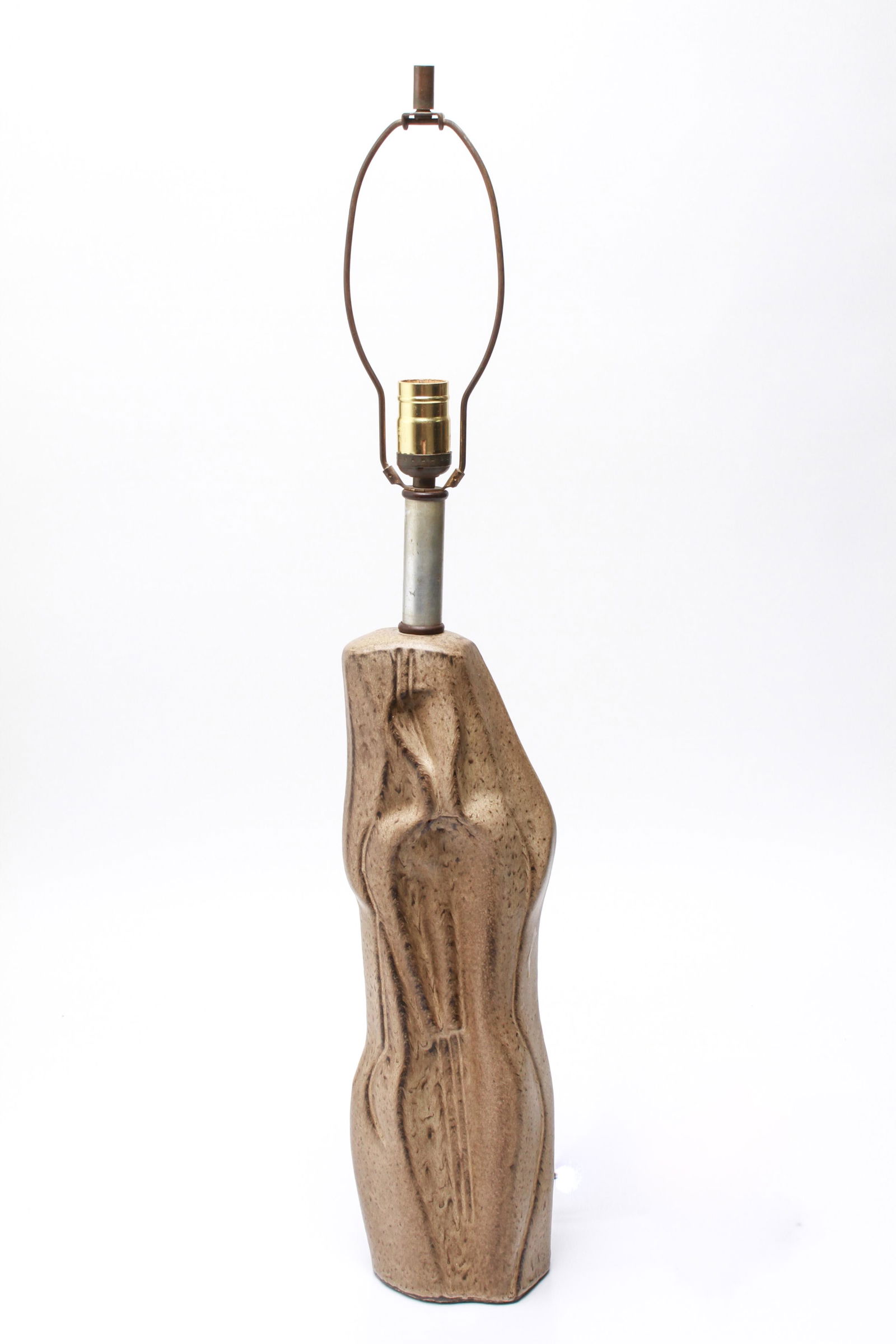 Art Studio Red Pottery Glazed Table Lamp (1 of 6)