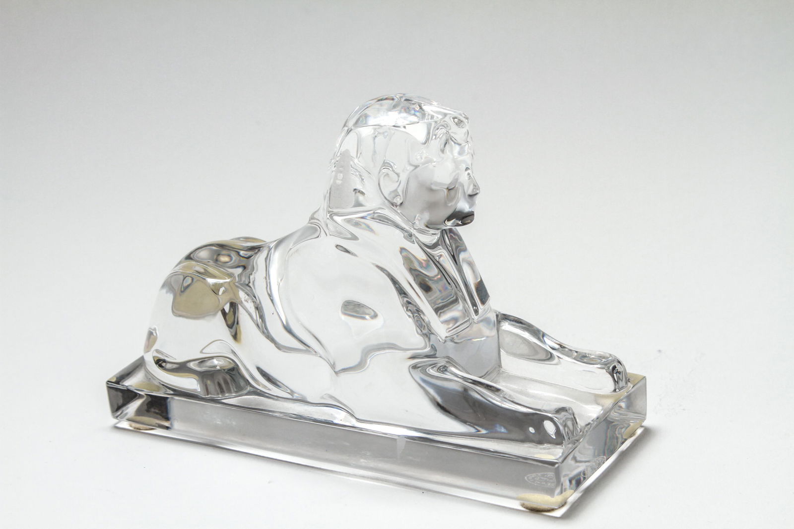 Baccarat Crystal "Egyptian Sphinx" Paperweight (1 of 6)
