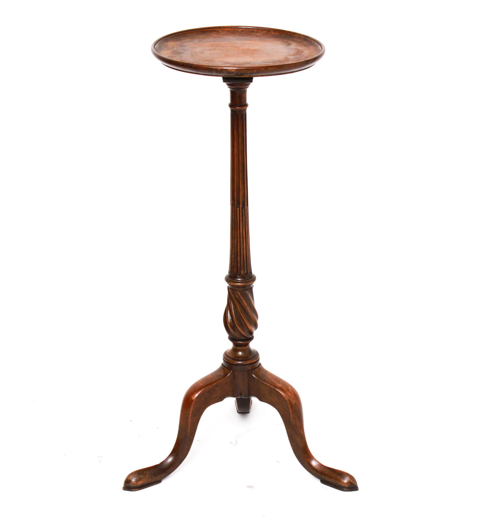 Queen Anne Style Candle Stand Side Table (1 of 5)