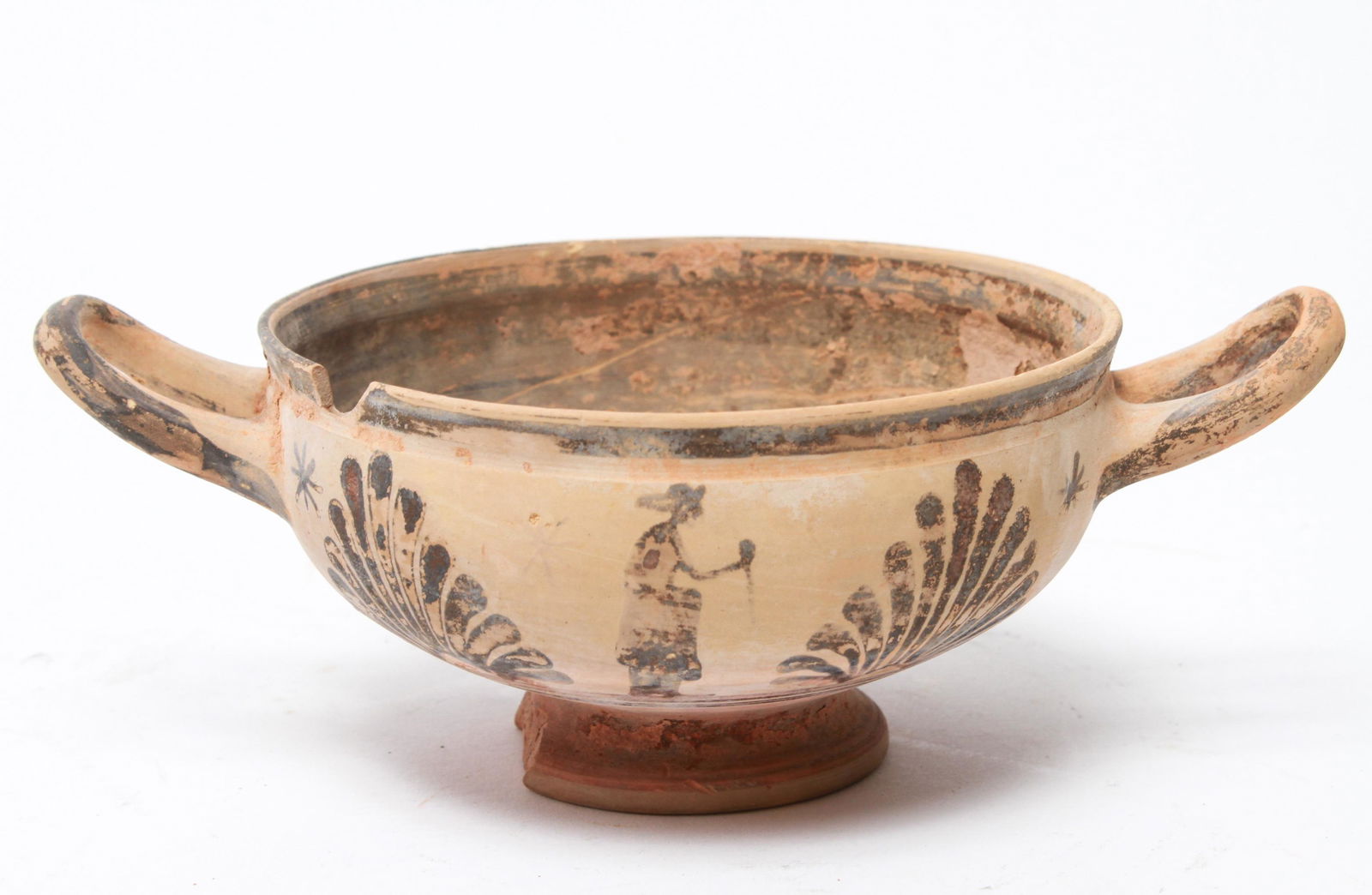 Ancient Cyprus Kylix Terracotta Two-Handled Cup (1 of 6)