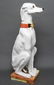 Italian Majolica Seated Greyhound Sculpture - 3