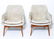 Adrian Pearsall Style Mid-Century Armchairs, Pair