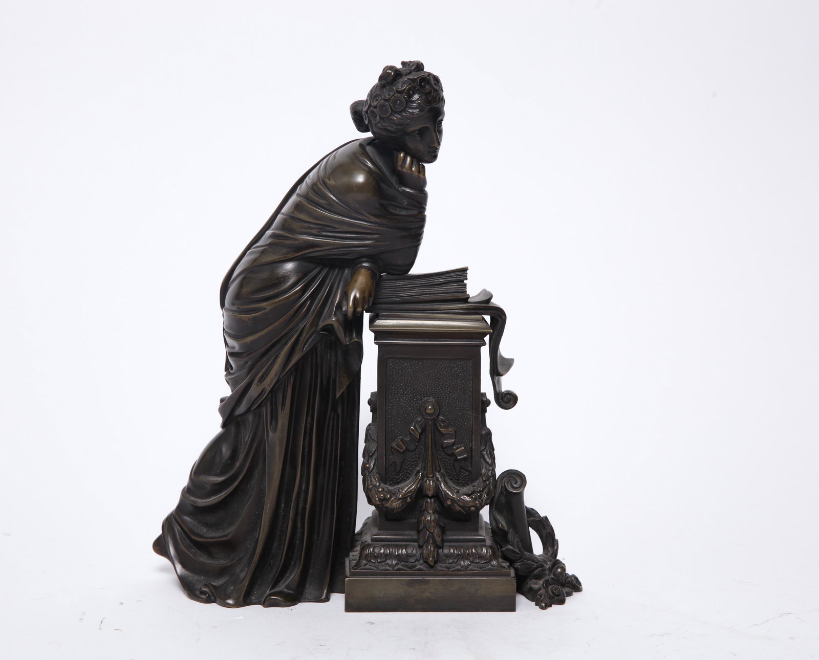 Classical Bronze Sculpture of Woman (1 of 8)