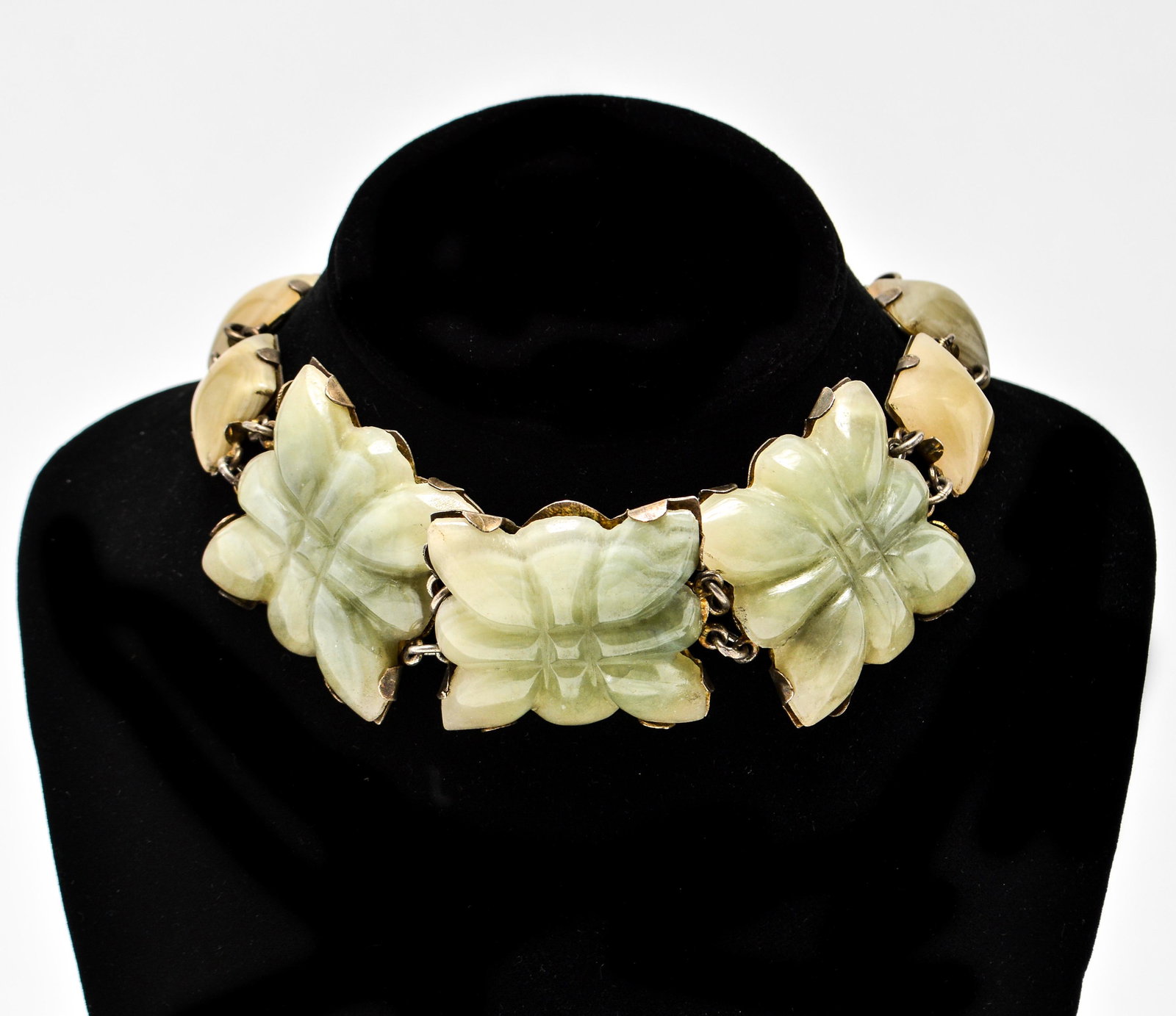 Mexican Silver & Hardstone Choker / Necklace (1 of 6)