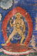 Tibetan Thangka Painting Opaque Pigments on Linen - 12